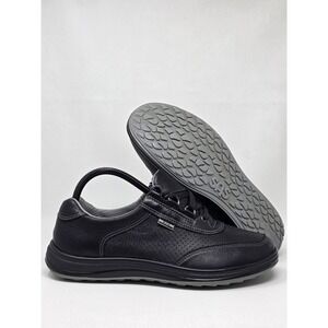 SAS Womens Size 8 W Sporty Lux Black Walking Shoes Black Leather Pre-owned